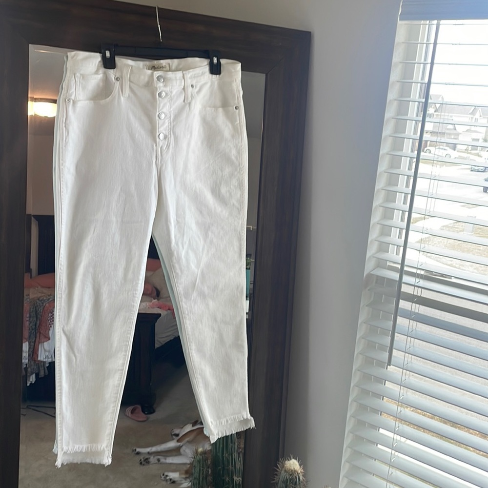 Madewell white denim